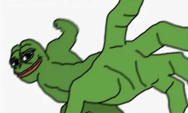 Plantilla de meme pepe punch