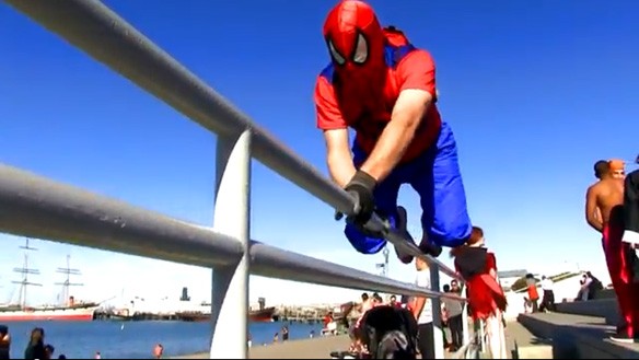 Plantilla de meme PETER PARKOUR