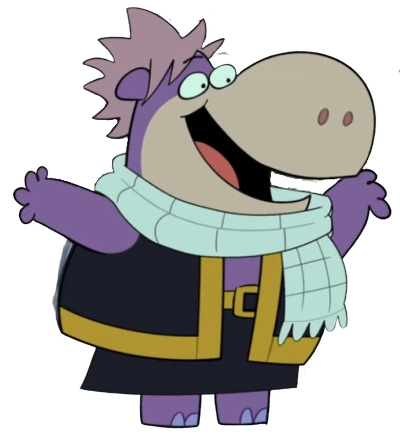 Plantilla de meme Peter Potamus as Natsu Dragneel