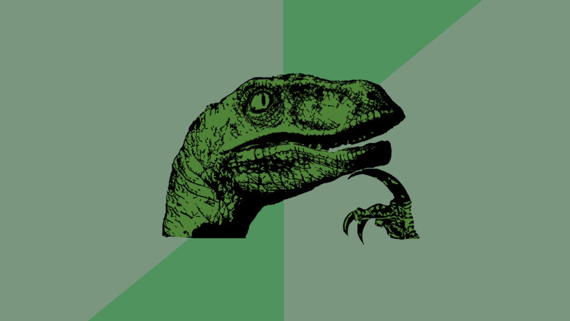 Plantilla de meme Philosophy Dinosaur
