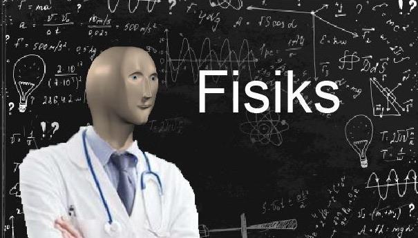 Plantilla de meme physics meme man