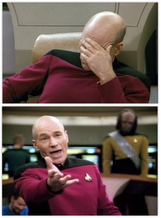 Template meme Picard frustrated