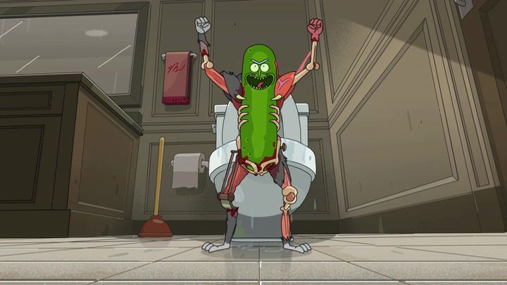 Template meme Pickle Rick, #PickleRick