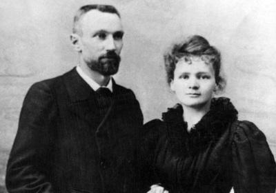 Plantilla de meme Pierre and Marie Curie 