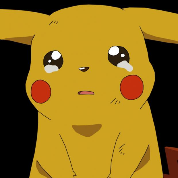 Plantilla de meme Pikachu crying