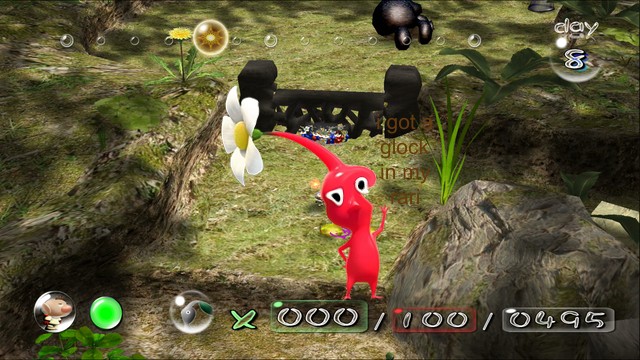 Plantilla de meme pikmin brain rot