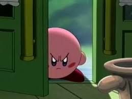 Plantilla de meme Pissed off Kirby