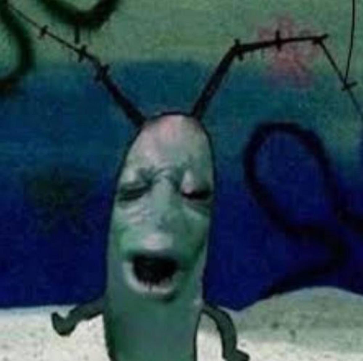 Plantilla de meme Plankton ahhh meme