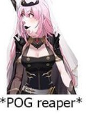 Template meme pog reaper mori calliope hololive