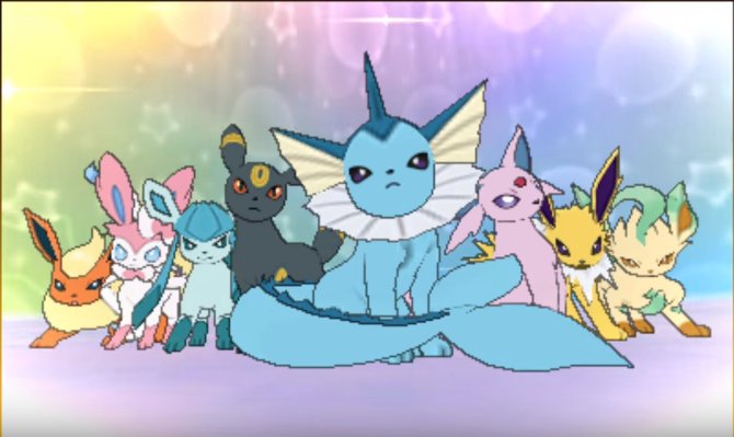 Template meme Pokemon sun moon eevee squad
