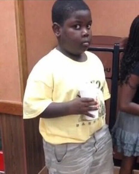 Plantilla de meme Popeyes kid
