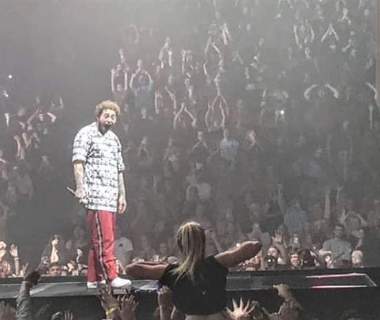 Plantilla de meme Post Malone Concert Meme