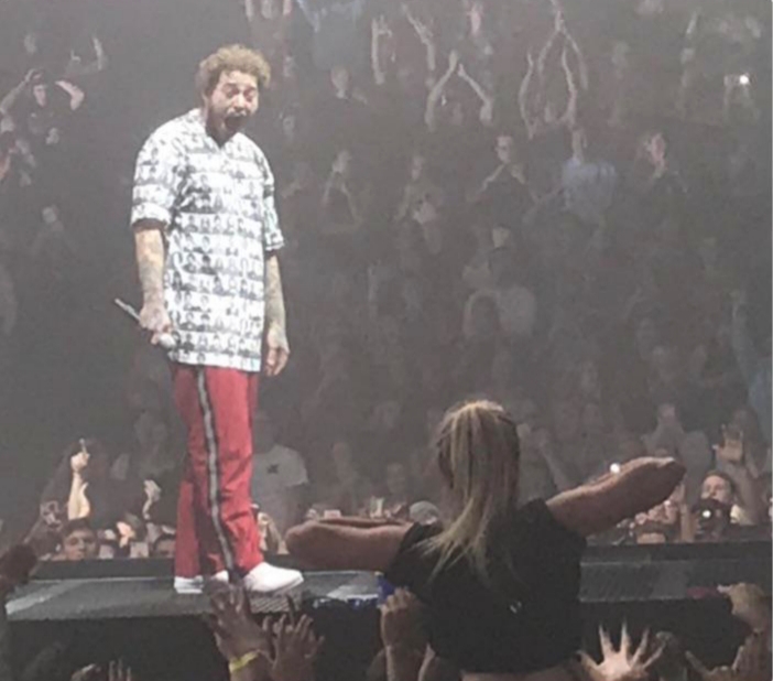 Plantilla de meme Post Malone gets flashed