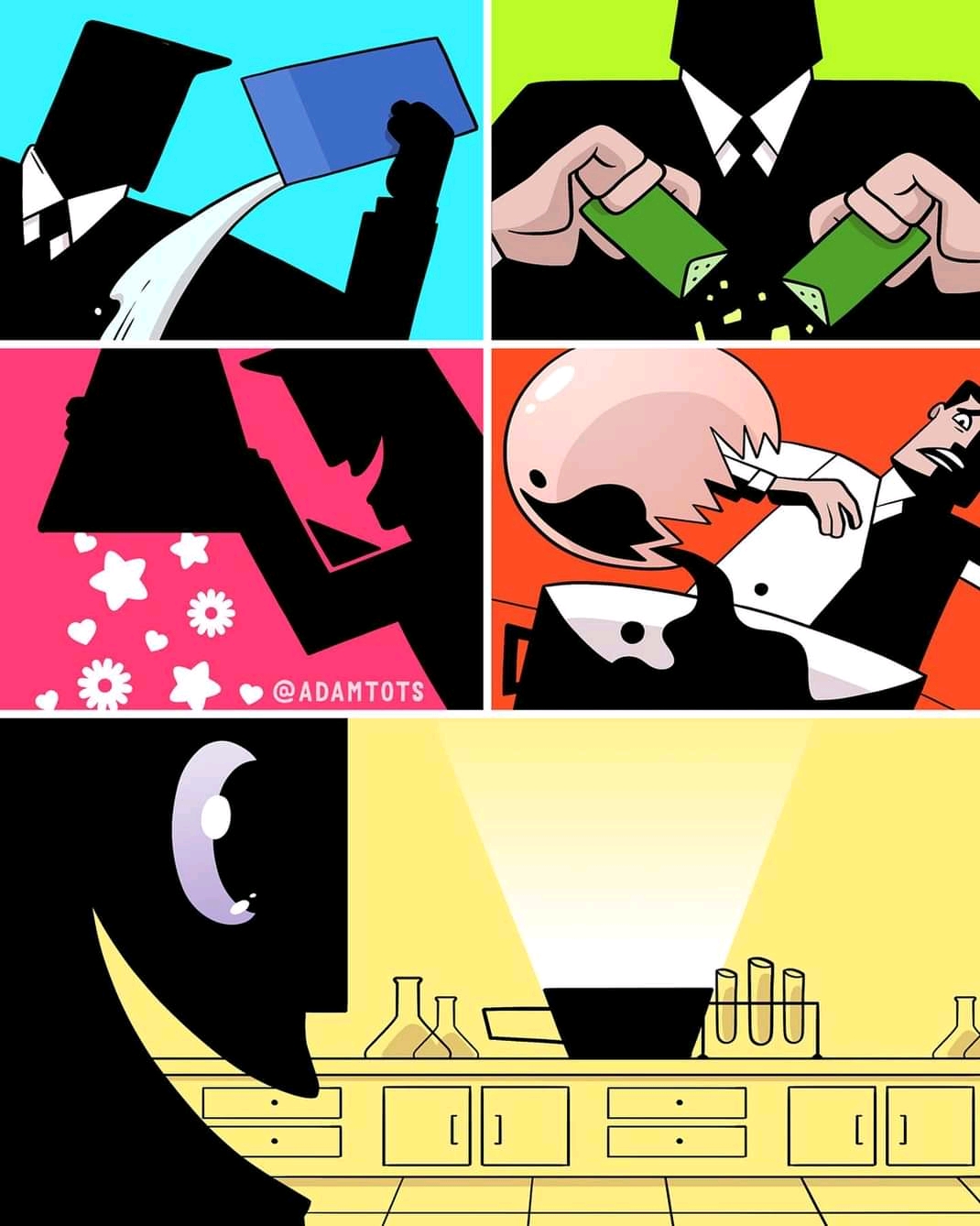 Template meme Powerpuff Girls Creation with Final Result