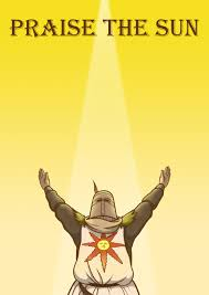Plantilla de meme praise the sun