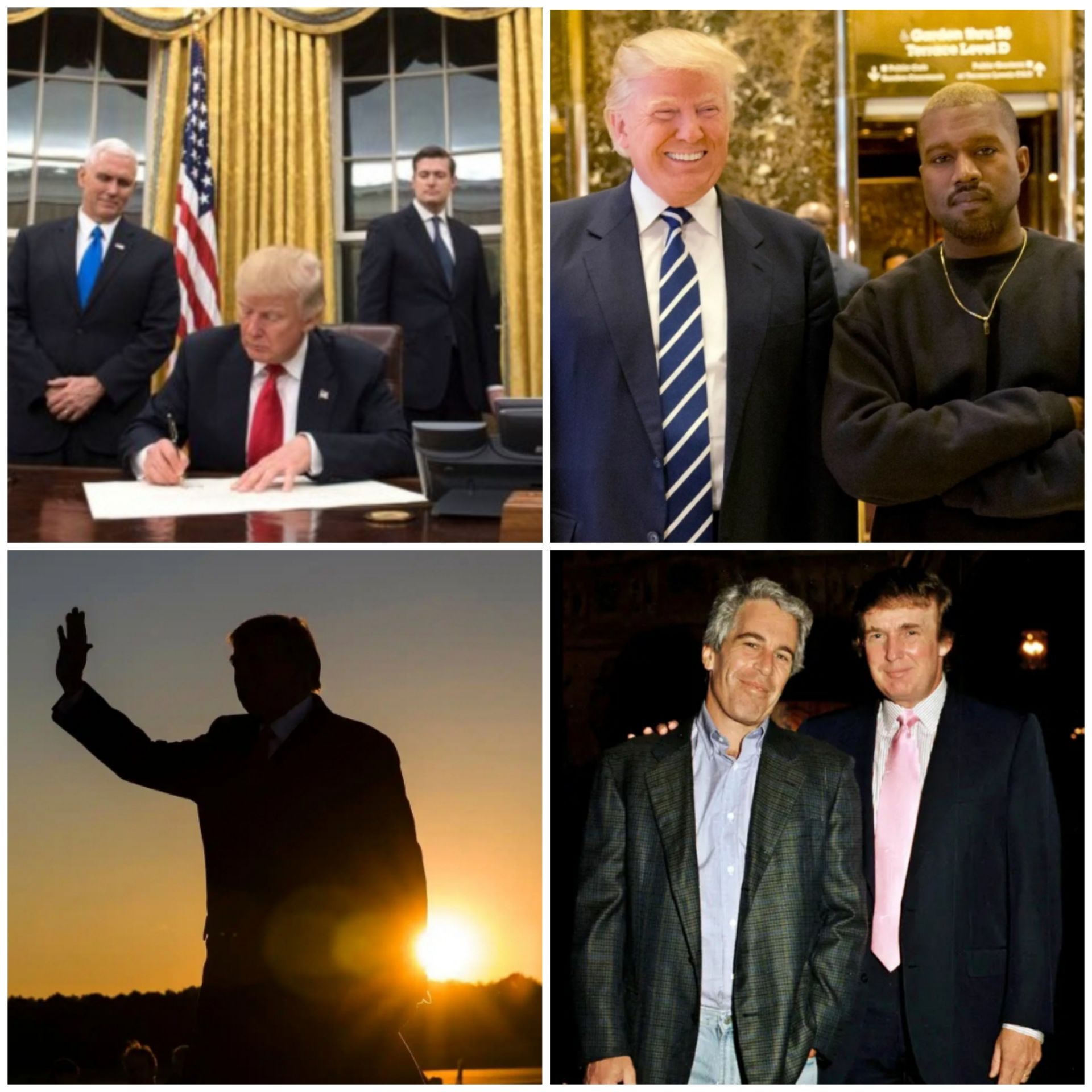 Template meme President Donald Trump Dolly Parton Challenge