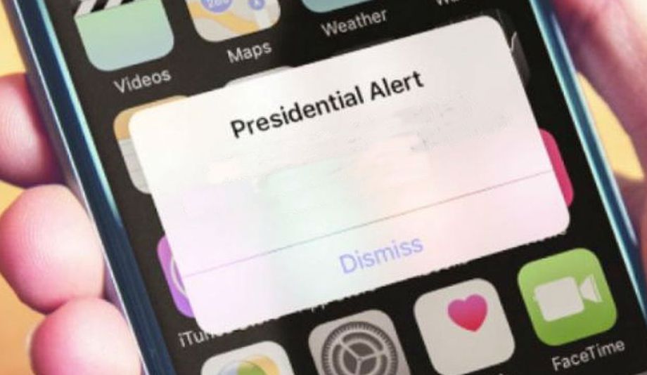 Plantilla de meme Presidential Alert