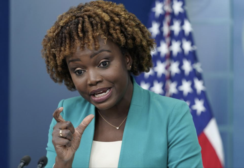 Plantilla de meme Press Secretary Karine Jean-Pierre