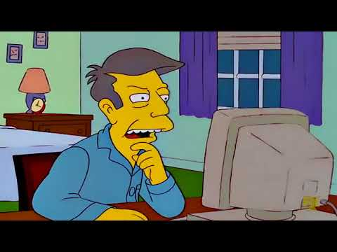 Plantilla de meme Principal Skinner Looking At Computer
