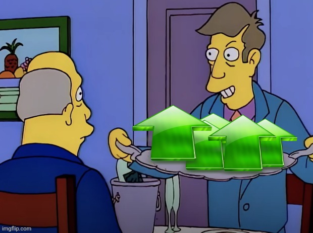 Plantilla de meme Principal Skinner Upvote