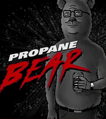 Plantilla de meme Propane bear