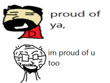 Template meme proud of ya