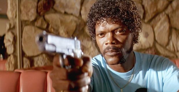 Plantilla de meme Pulp Fiction - Samuel L. Jackson