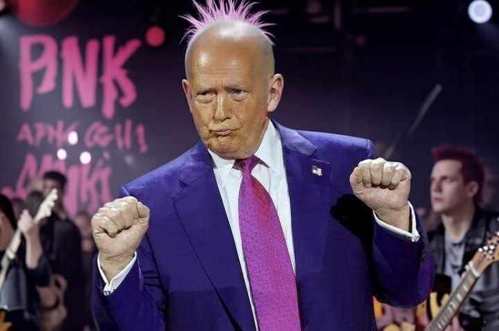 Template meme Punk Rock Donald Trump