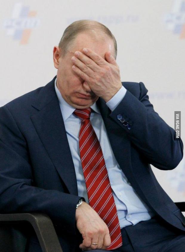 Template meme Putin Facepalm