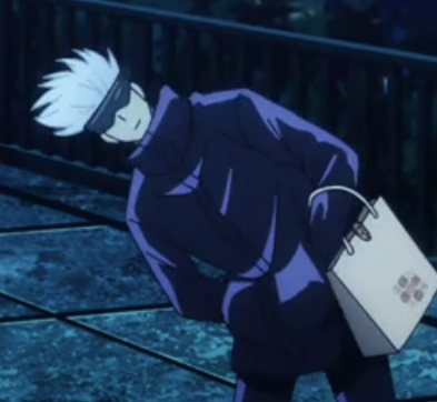 Template meme questioning gojo