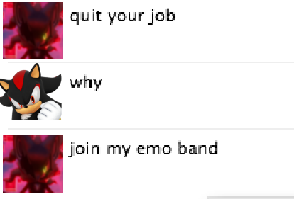 Template meme quit your job. join my emo band.