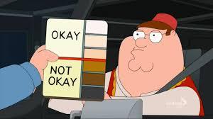 Plantilla de meme racist peter griffin family guy