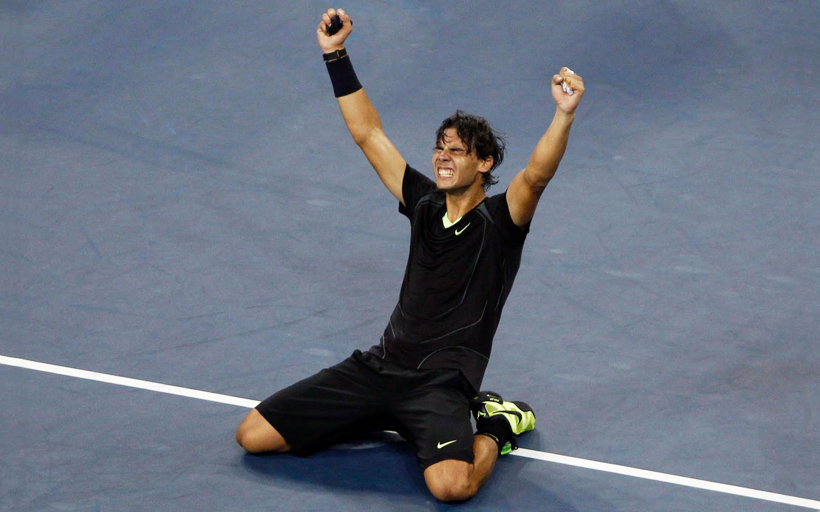 Template meme rafael nadal happy
