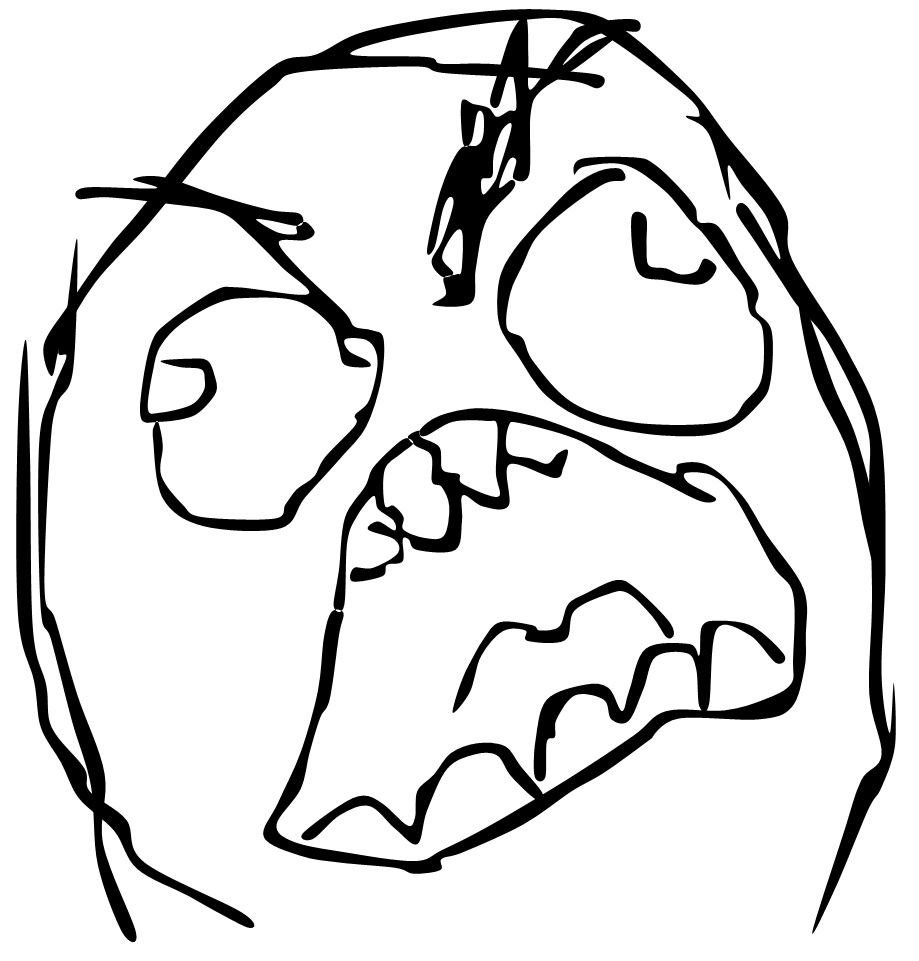 Plantilla de meme Rage Guy