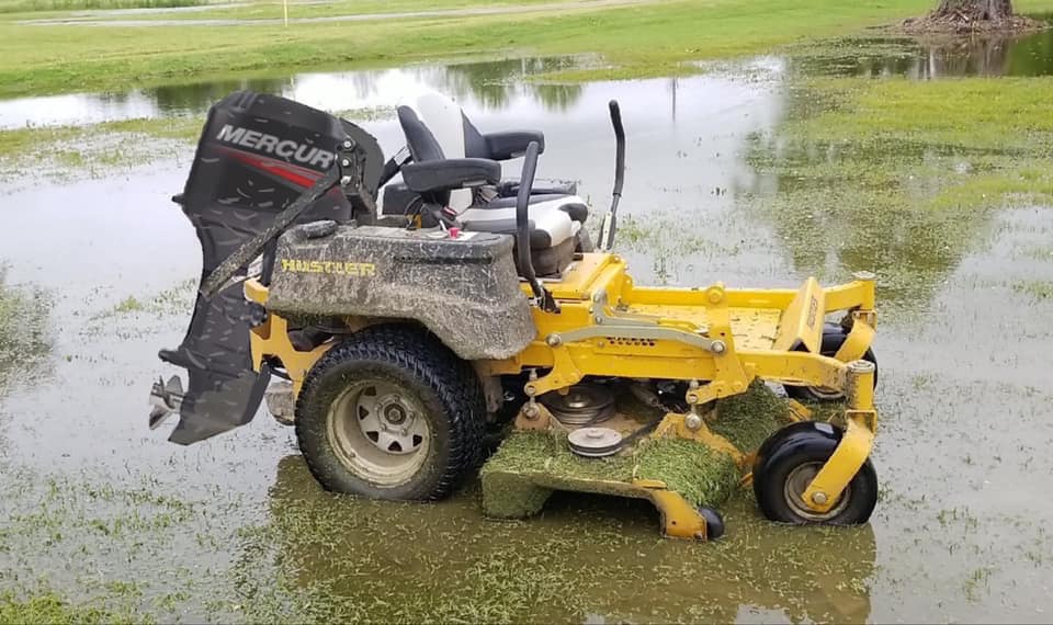 RAIN MOWER meme template