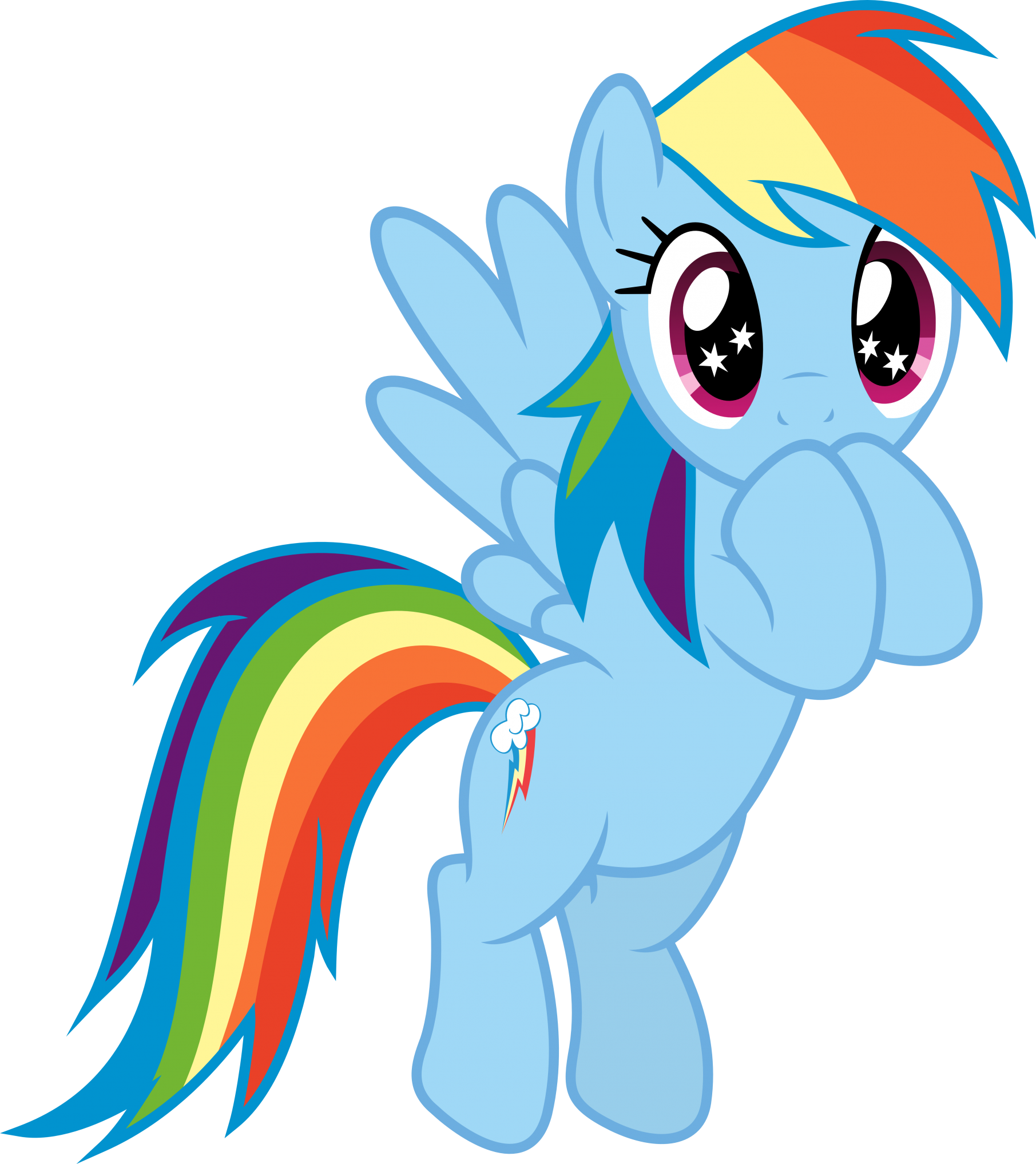 Plantilla de meme Rainbow Dash Transparent