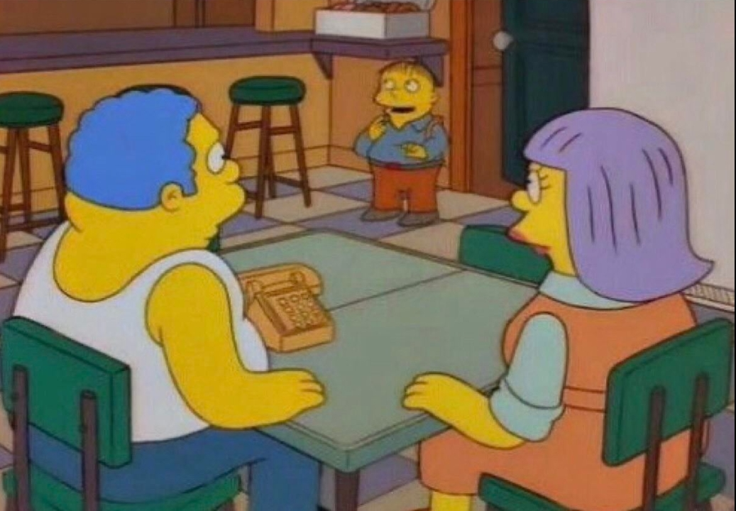 Plantilla de meme Ralph Wiggum baby looked