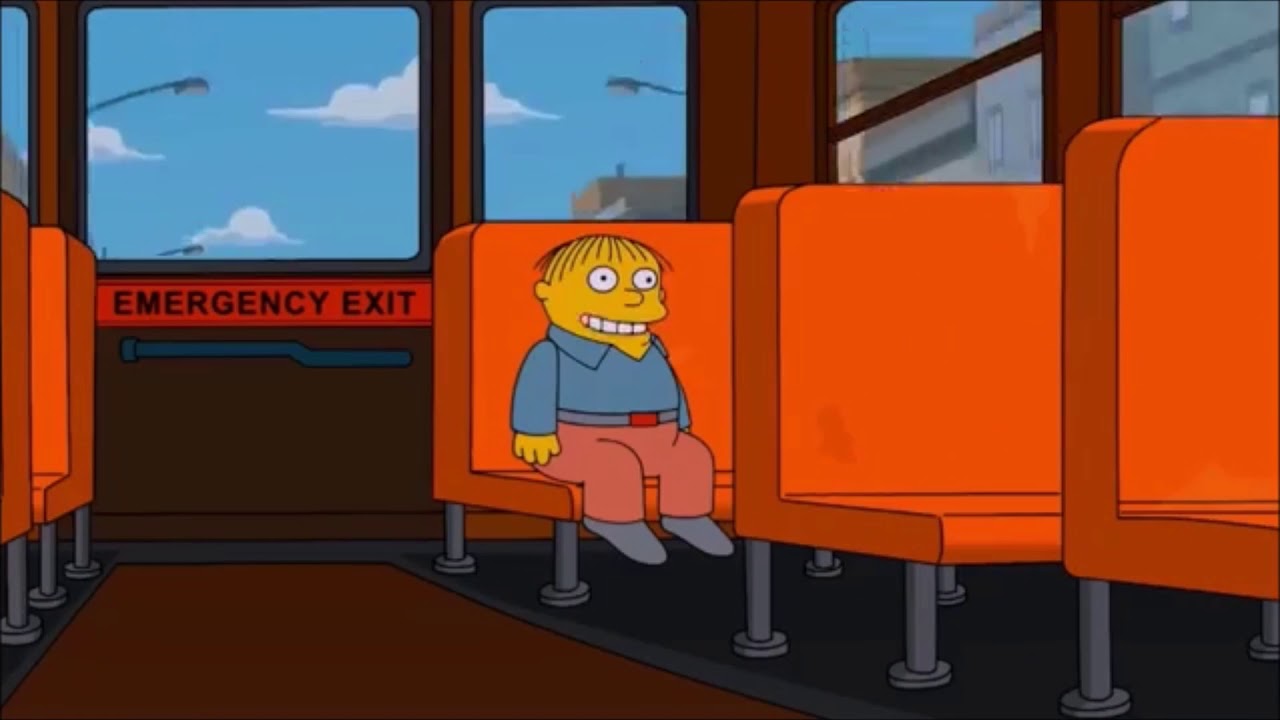 Template meme Ralph Wiggum In Danger