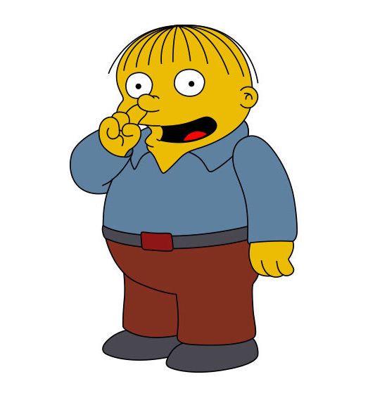 Plantilla de meme Ralph Wiggums Picking Nose