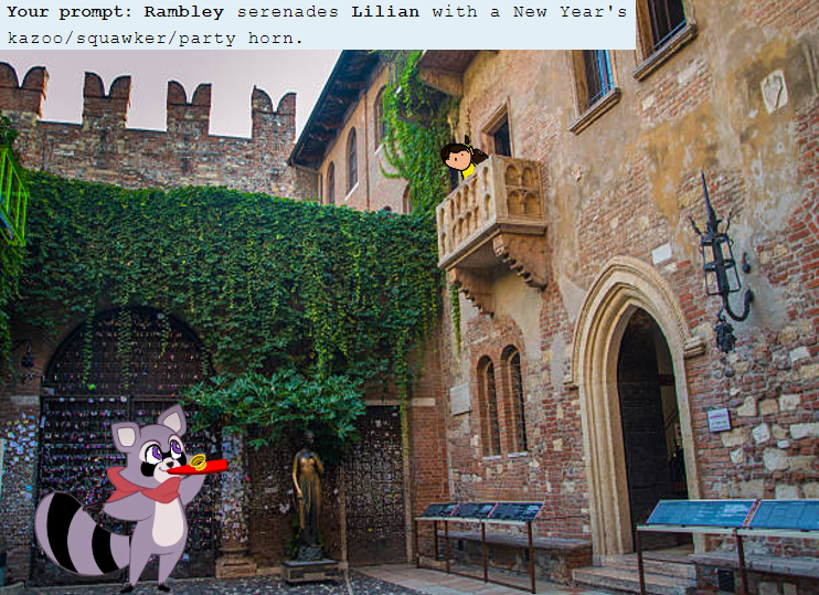 Plantilla de meme Rambley serenades Lilian