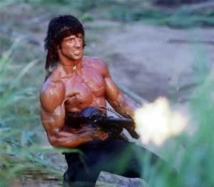 Plantilla de meme Rambo