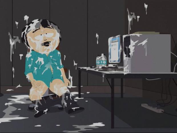 Plantilla de meme Randy Marsh computer