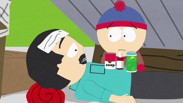 Plantilla de meme randy marsh virus cure