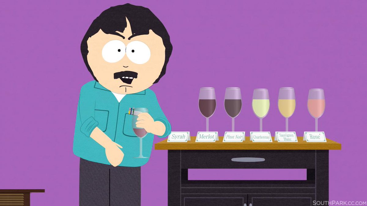 Plantilla de meme Randy marsh wine classy.