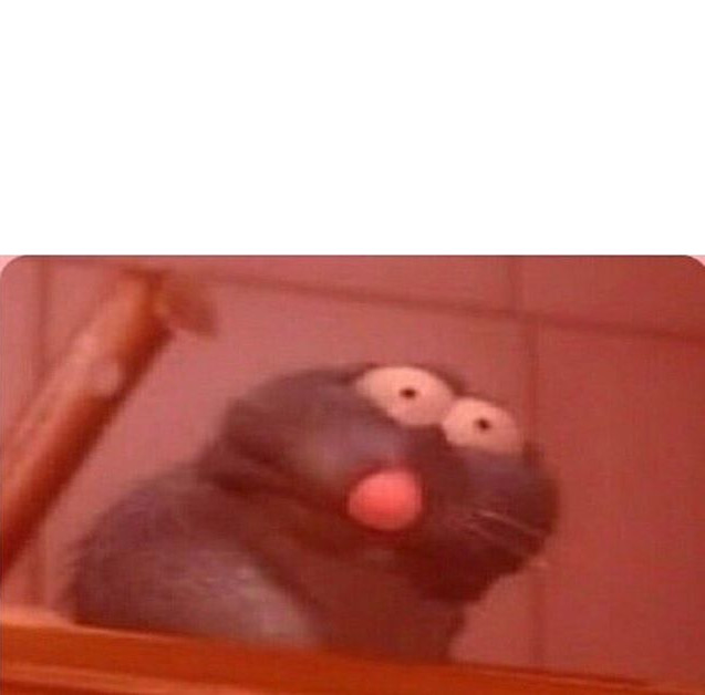 Template meme Ratatouille Triggered Remy