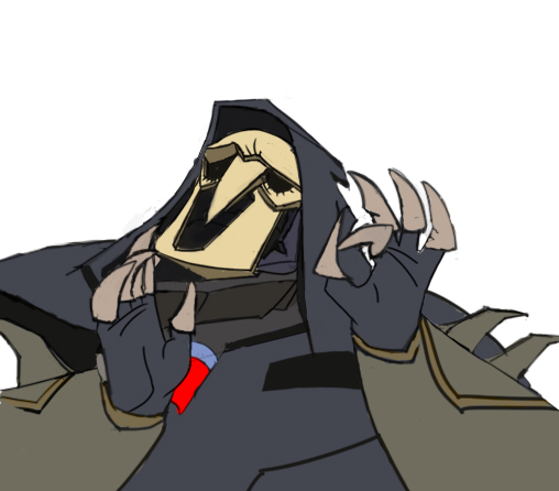 Plantilla de meme Reaper overwatch just right