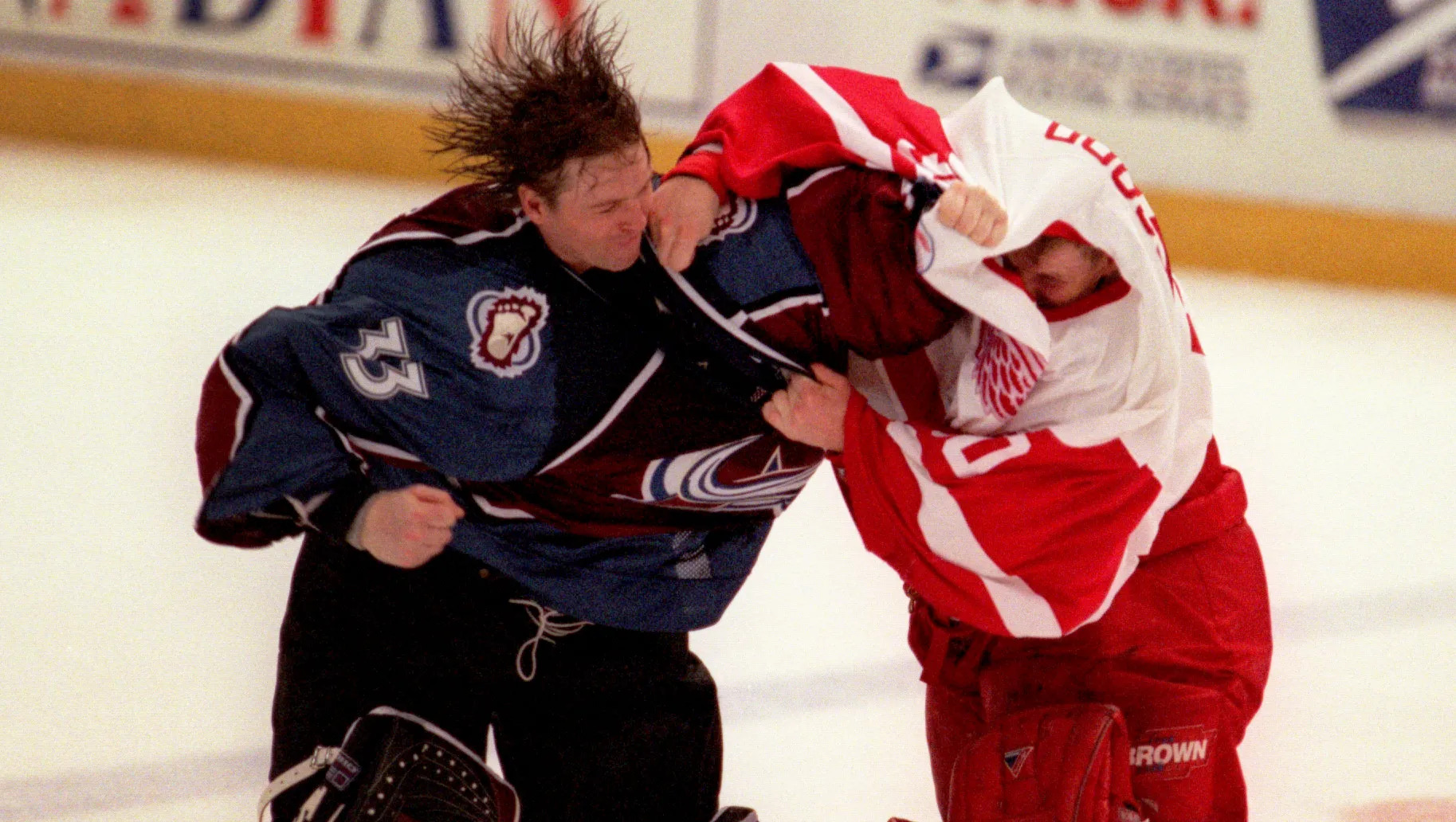 Template meme Redwings Avs fight