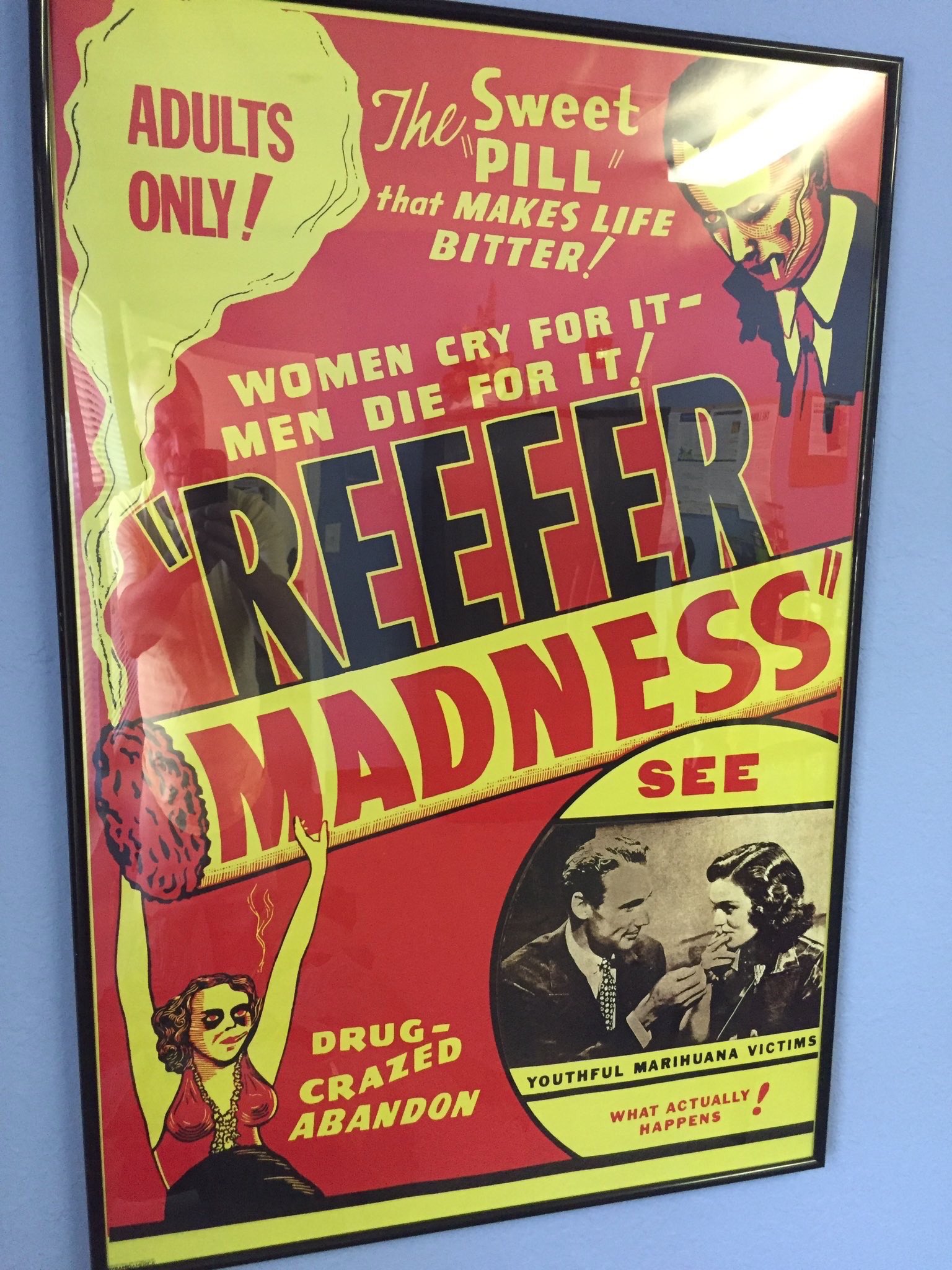 Reefer Madness meme template