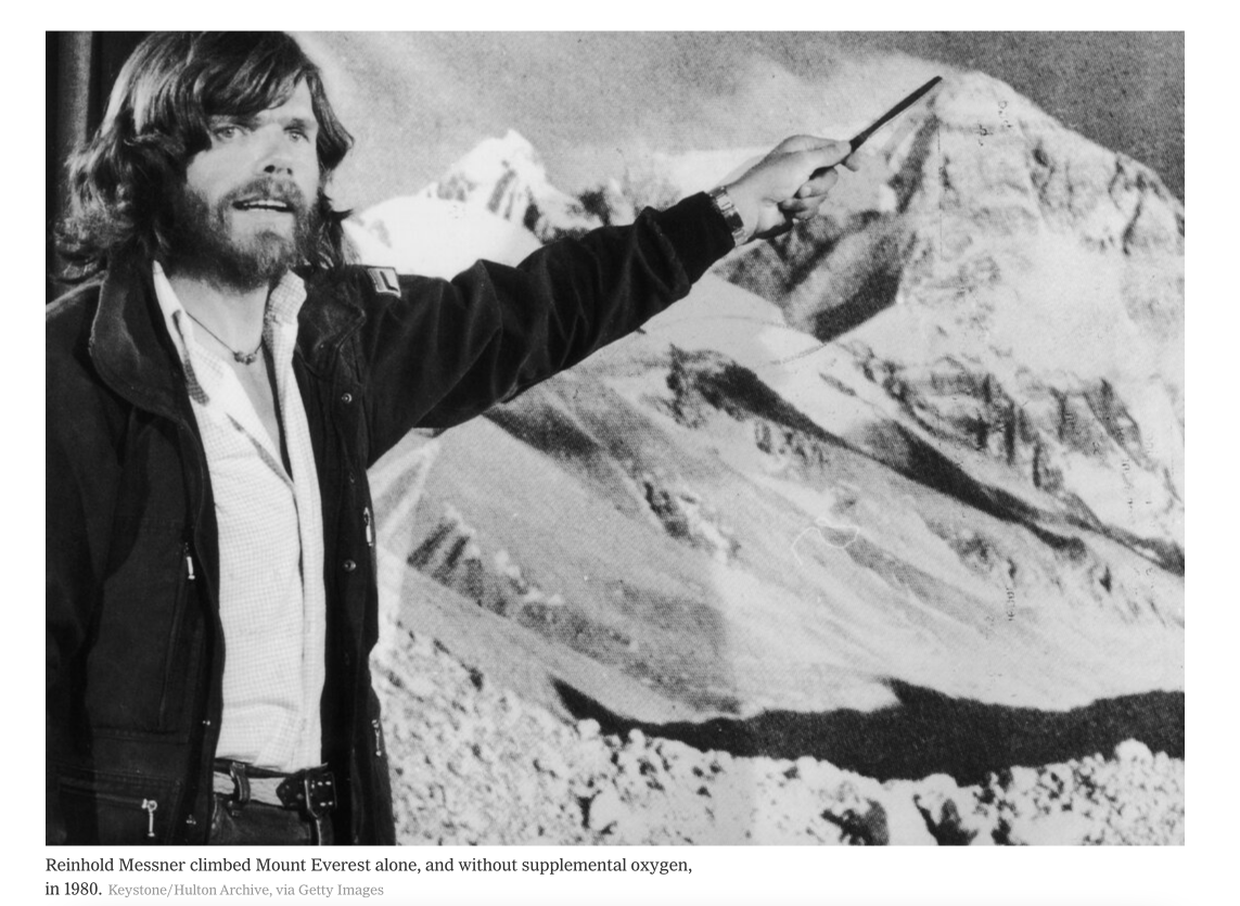 Reinhold Messner meme template