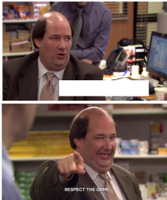 Template meme Respect the Game, Jim